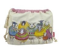 Emma Ball Drawstring Bag Sheep In Sweaters Size 39cm X 31cm