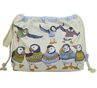 Emma Ball Drawstring Bag Size 39cm X 31cm Woolly Puffins
