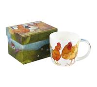 Emma Ball Felted Chickens Bone China Mug with Gift Box