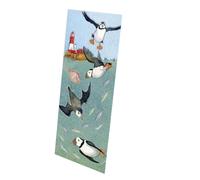 Emma Ball Magnetic Book Marker in Diving Puffins Design