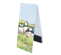 Emma Ball Magnetic Book Marker in Sea Thriift Puffins