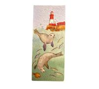 Emma Ball Magnetic Book Marker in Swimming Seals Design
