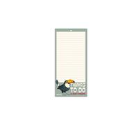 Emma Ball Magnetic Notepad Lined Shopping List - Toucan