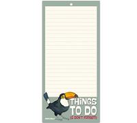 Emma Ball Magnetic Slim Notepad - Feathery Toucan Things to Do & Don't Forget