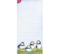 Emma Ball Magnetic Slim Notepad - Four Fat Puffins