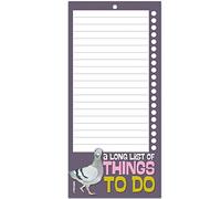 Emma Ball Magnetic Slim Notepad - Pigeon A Long List of Things to Do