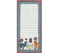 Emma Ball Magnetic Slim Notepad - Stitched Birdies