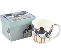 Emma Ball Oystercatchers/Seabird - Fine Bone China Coffee/Tea Boxed Mug 8.5 cm / 350 ml