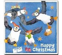 Emma Ball Pack of 6 Flying Puffins Christmas Cards