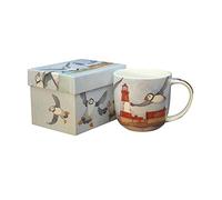 Emma Ball Puffins Bone China Mug