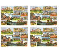 Emma Ball - "Scottish Castles" Placemats - Set of 4