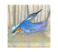 Emma Ball Small Fridge Magnet - Kingfisher