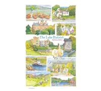 Emma Ball THE LAKE DISTRICT Cotton Tea Towel Design