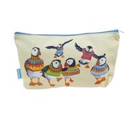 Emma Ball Woolly Puffins Zipped Pouch