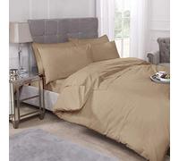 Emma Barclay 180 Thread Count Percale Duvet Set in Coffee - King Bed