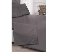 Emma Barclay 180 Thread Count Percale Duvet Set in Grey - Super King Bed