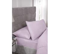 Emma Barclay 180 Thread Count Percale Duvet Set in Lilac - Super King Bed