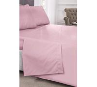 Emma Barclay 180 Thread Count Percale Duvet Set in Pink - Super King Bed