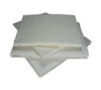 Emma Barclay 180 Thread Count Percale Fitted Sheet in Ivory - Bunk Bed