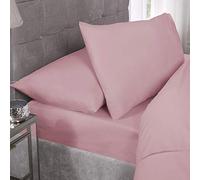 Emma Barclay 180 Thread Count Percale Fitted Sheet in Pink - King Bed