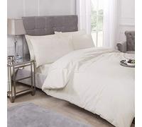 Emma Barclay 180 Thread Count Percale Fitted Valance Sheet in Ivory - Double Bed