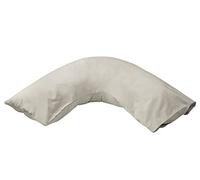 Emma Barclay 180 Thread Count Percale V- Shaped Pillowcase in Ivory - V-Shape Pillowcase