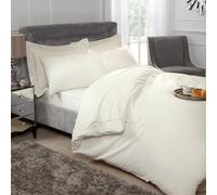 Emma Barclay 200 Thread Count Luxury Egyptian Cotton Duvet Cover in Cream - King Bed