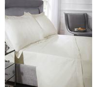 Emma Barclay 400 Thread Count Flat Sheet Single In Cream
