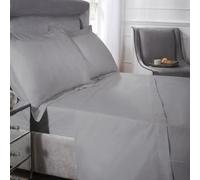 Emma Barclay 400 Thread Count Flat Sheet Single In Silver