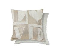 Emma Barclay Amor Love - Cushion Cover in Natural - 17x17 (43x43cm)