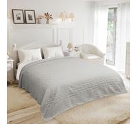 Emma Barclay Aran - Bedspread Set (Silver, Single)