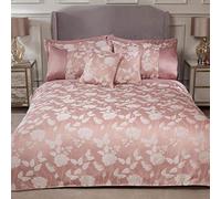 Butterfly Meadow - Embellished Jacquard Duvet Set in Blush Pink - Super King - Emma Barclay | TJ Hughes