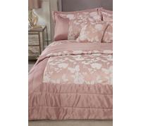 Emma Barclay Butterfly Meadow Floral Jacquard Bedspread Set - Pink