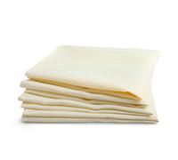 Emma Barclay Chequers Jacquard Napkins, Cream - 43 X 43 Cm (Pack Of 4)