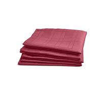 Emma Barclay Chequers - Jacquard Napkins in Wine - 17x17 (43x43cm)