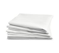 Emma Barclay Chequers Jacquard Napkins, White - 43 X 43 Cm (Pack Of 4)
