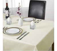 Emma Barclay Chequers Tablecloth, Cream, 52 X 70 Inch