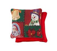 Emma Barclay Christmas Tapestry Cushion Cover for Sofa Chair Bed Decorative Xmas Gift - 17x17 (43x43cm)