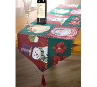 Emma Barclay Christmas Tapestry - Table Runner Decorative Xmas Dining Linen for Small Medium or Large Table- 13x72 (33x183cm)