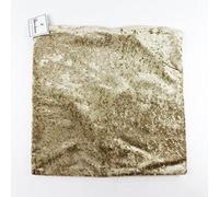 Emma Barclay Crushed Velvet Luxury Cushion Cover in Taupe - 17x17 (43x43cm)