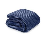 Emma Barclay Dakota Blanket/throw For Sofa Chair Bed Navy 140X180Cm