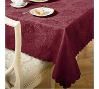 Emma Barclay Damask Rose Tablecloth, Wine, 50 X 70 Inch