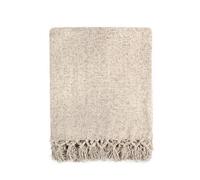 Emma Barclay Darcy Tassel Blanket/throw For Sofa Chair Bed Dove Grey 150X200Cm