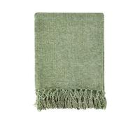 Emma Barclay Darcy Tassel Blanket/throw For Sofa Chair Bed Meadow Green 150X200Cm