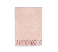 Emma Barclay Darcy Tassel Blanket/throw For Sofa Chair Bed Blush 130X150Cm