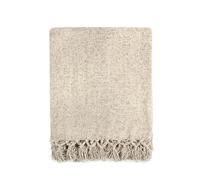 Emma Barclay Darcy Tassel Dove Grey Blanket/Throw - Dove Grey - 150x200cm