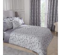 Emma Barclay Duchess Jacquard Luxury Bedding Duvet Set Silver