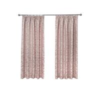 Emma Barclay Duchess Lined Pencil Pleat Curtains, Blush Pink - 90 X 72 Inch Pair
