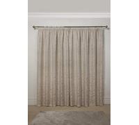 Emma Barclay Duchess - Lined Pencil Pleat Jacquard Curtains in Cream - Width 90 x Drop 72" (228 x 183cm)