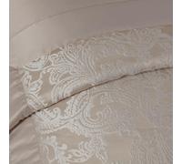 Emma Barclay Duchess - Embellished Jacquard Quilted Bedspread Set in Silver - To Fit Double/King